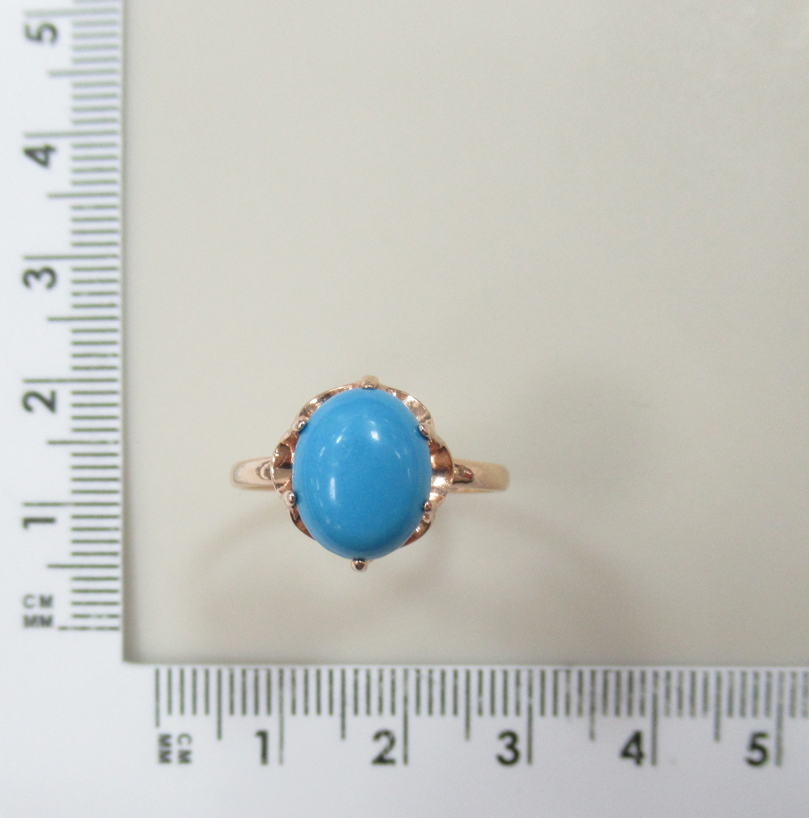 Серебряное кольцо с бирюзой